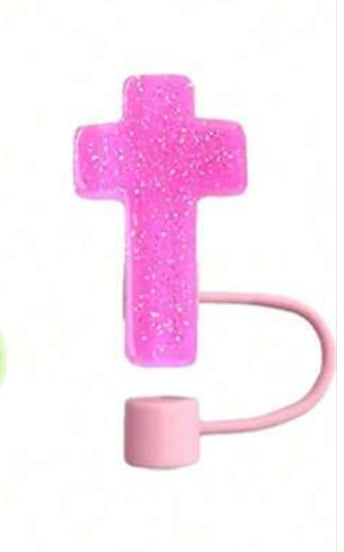 Cross Straw Topper