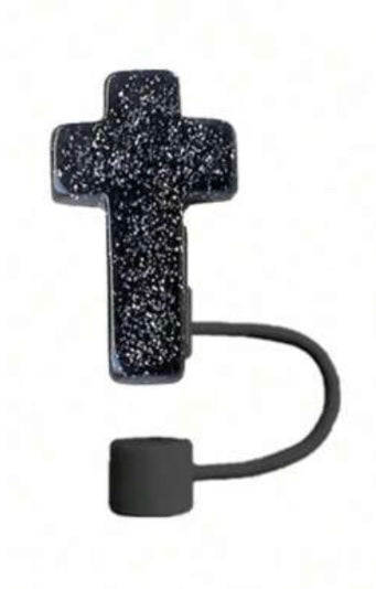 Cross Straw Topper