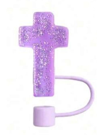 Cross Straw Topper