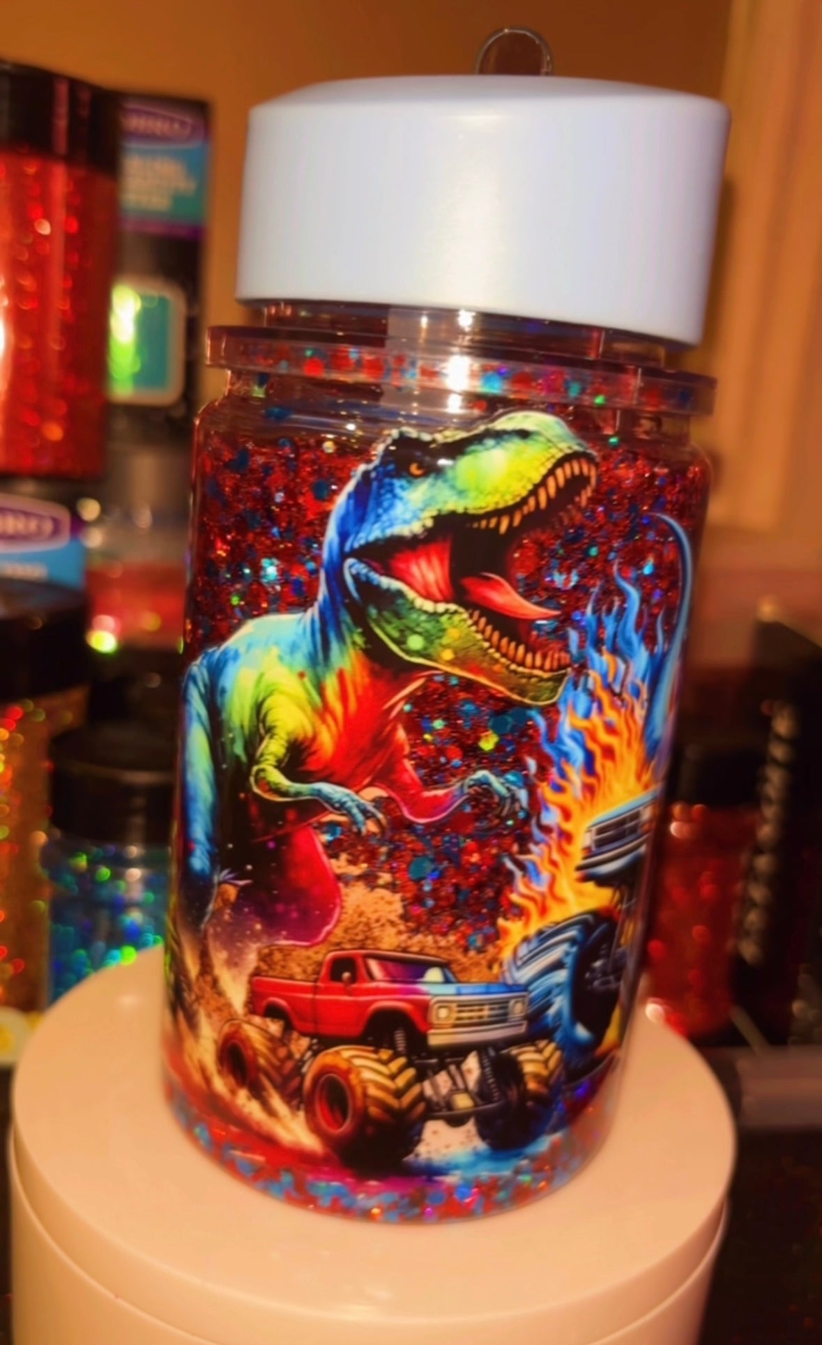 Dino 10oz tumbler cup