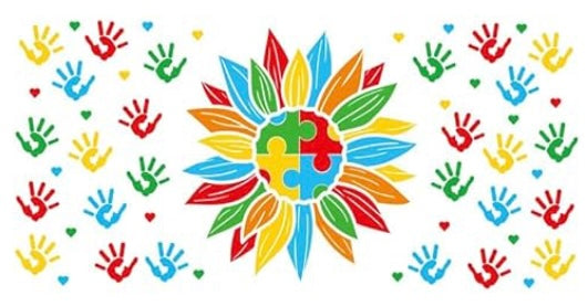 Autism Sun Decal
