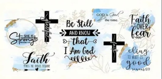 Be still and know that I am God