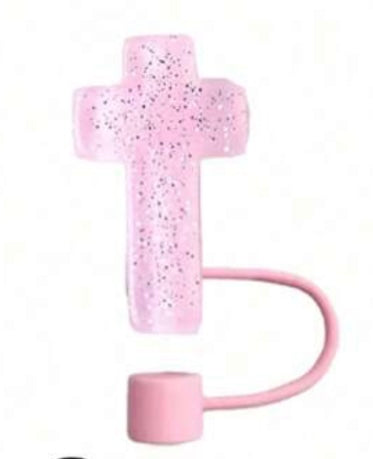 Cross Straw Topper
