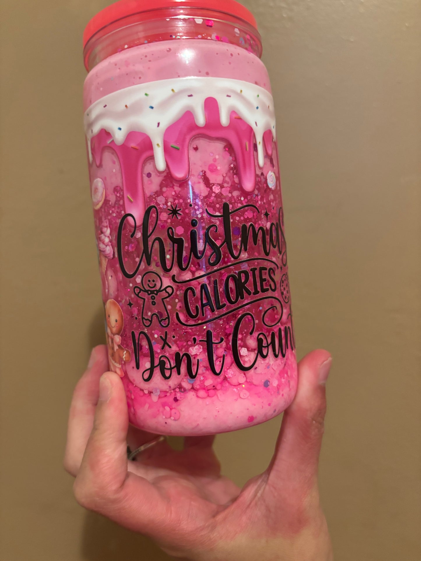 Christmas 16oz lava drip